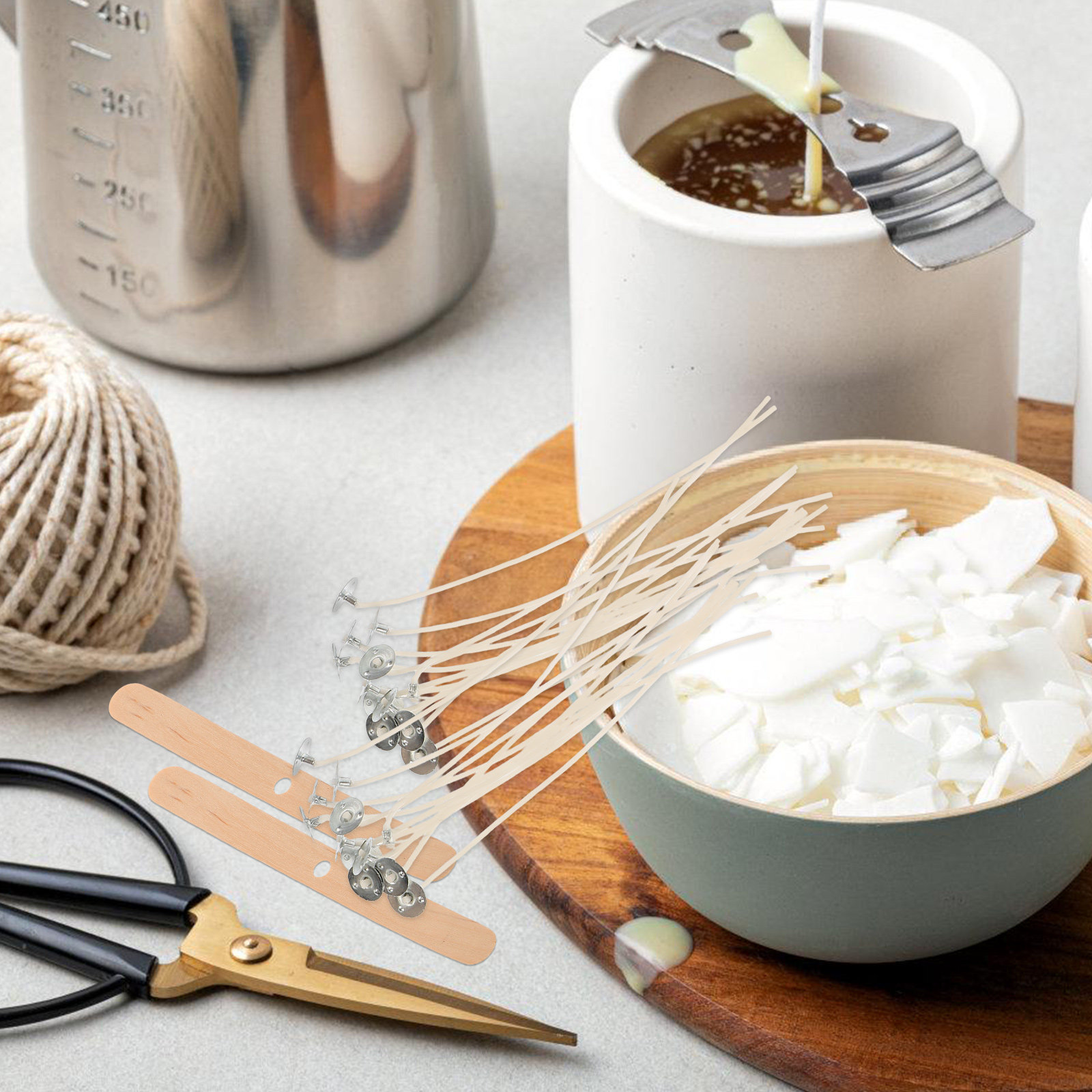 Candle Making Homewood - 1 Set Yapım Kiti, Fitil Setleri,