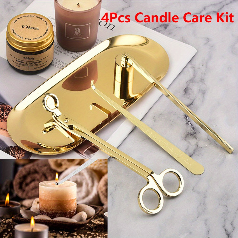 Candle Making Business - 4 adet/takım Lüks Mum Bakım Seti