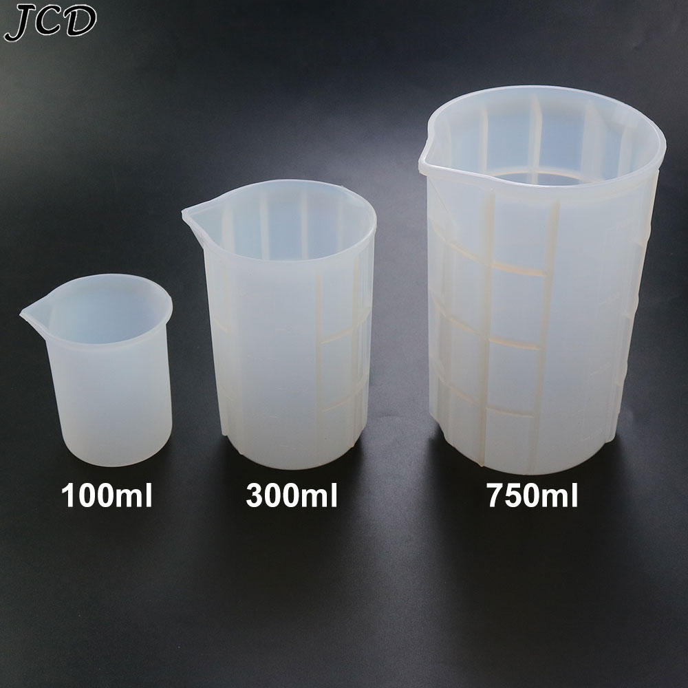 Candle Making Business - JCD 100ML/300ML/750ML silikon ölçüm kabı ölçekli