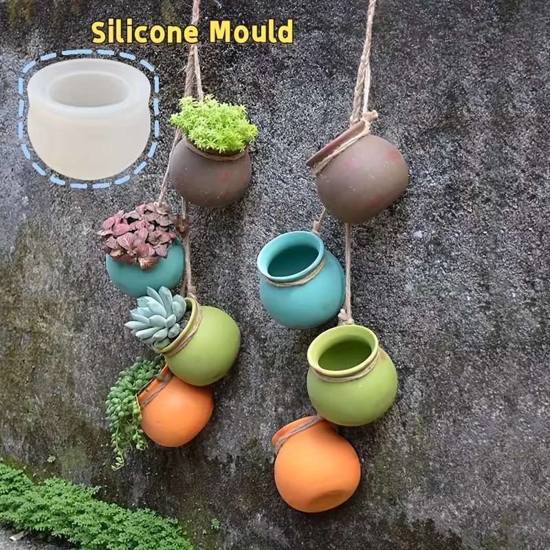 Candle Mold Silicone - Silikon Saksı Kalıpları, Reçine Kalıpları, Epoksi