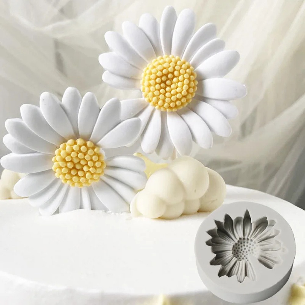 Candle Making Business - 3D Papatya Çiçek Kalıp Güneş Çiçek