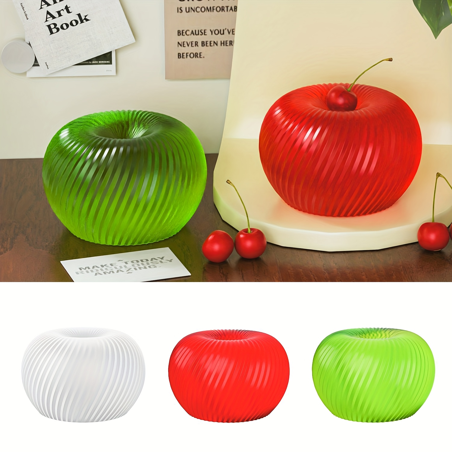 Candle Mold Silicone - Sabun, mum ve alçı el işleri