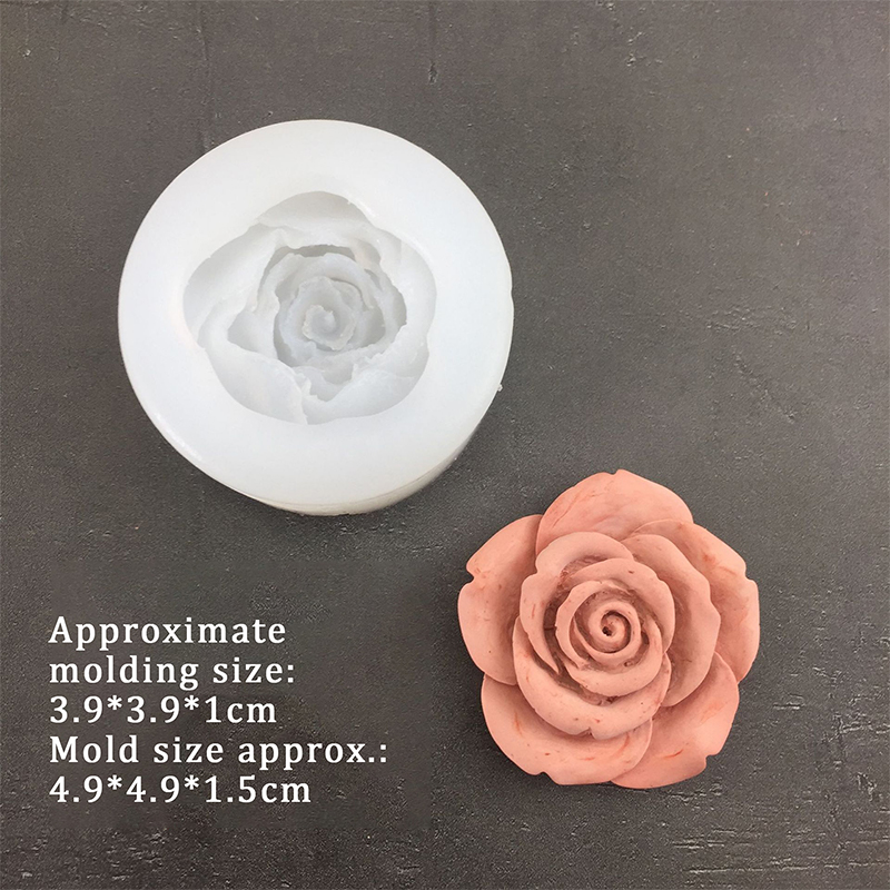 3D gül çiçek şekli yaprak sili - Candle Making Business incelemesi ve fiyatı
