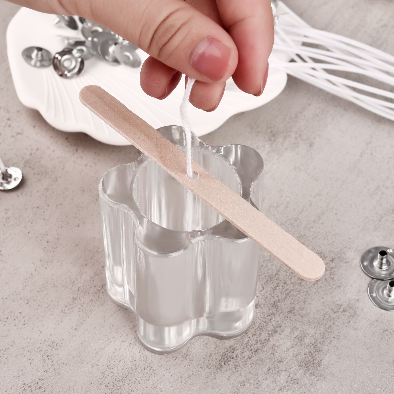 100 adet dumansız mum fitiller - Cotton Wick Pre Tabbed incelemesi ve fiyatı