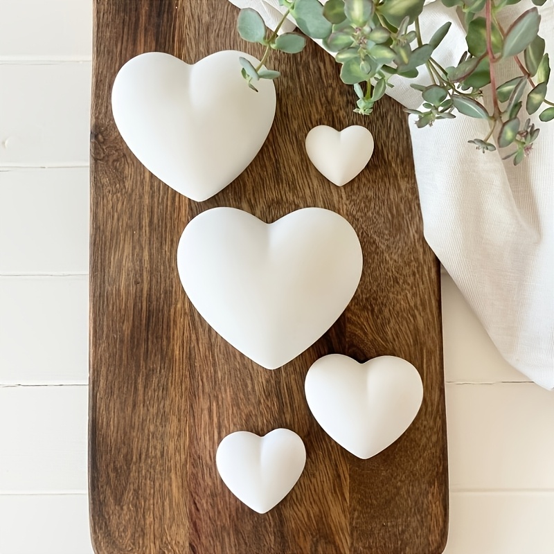 5 adet Kalp Şeklinde Alçı Mum  - Candle Mold Silicone incelemesi ve fiyatı