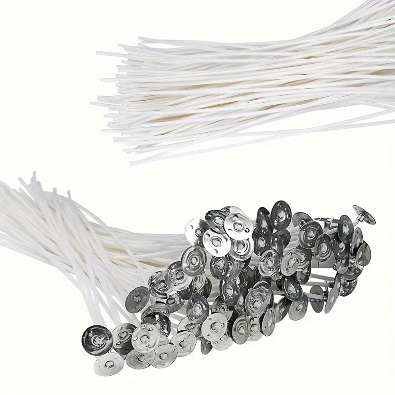 6-20cm 100 adet dumansız mum f - Cotton Wick Pre Tabbed incelemesi ve fiyatı