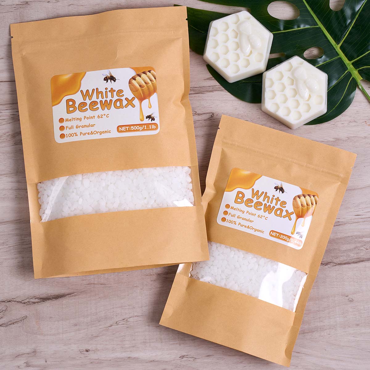 1000g Beyaz Balmumu DIY Mum Ya - Candle Making Kit Beeswax incelemesi ve fiyatı