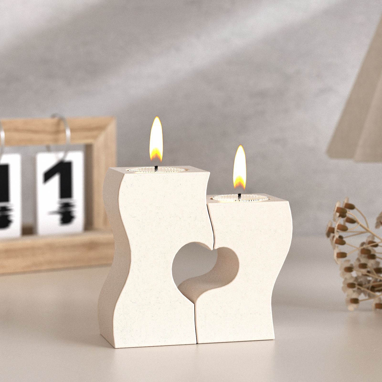 S Kalp Şamdan Silikon Kalıplar - Candle Mold Silicone incelemesi ve fiyatı