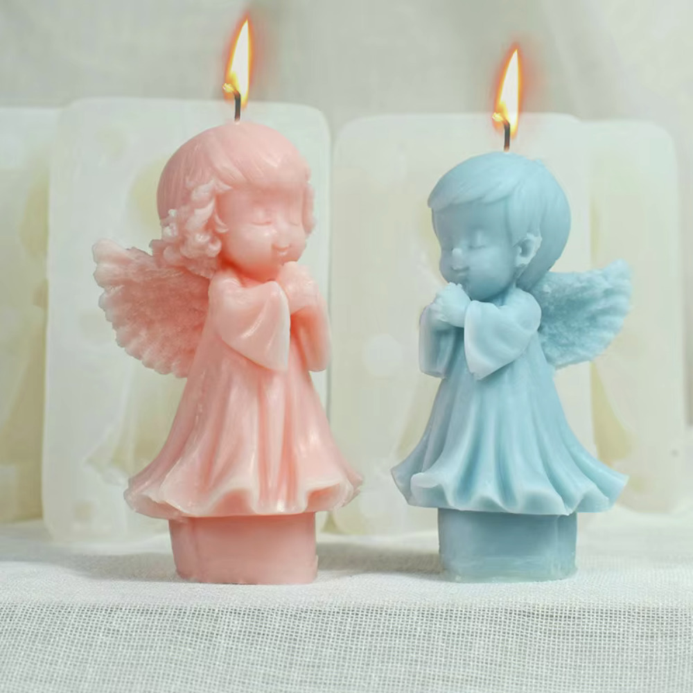 Kanatlı Melek Silikon Mum Kalı - Candle Making For Kids incelemesi ve fiyatı