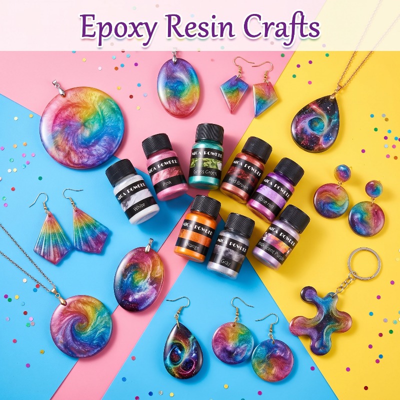 2/24 renkli metal pigment tozu - Candle Making Kits incelemesi ve fiyatı