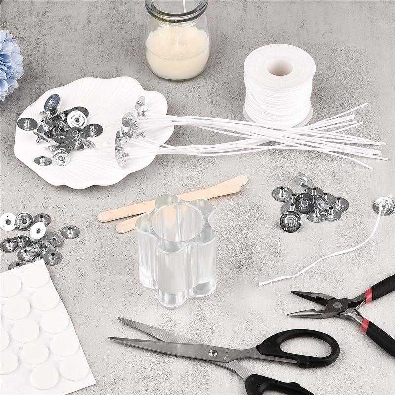 50/100 adet dumansız mum fitil - Cotton Wick Pre Tabbed incelemesi ve fiyatı